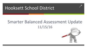 Hooksett School District-Smarter balances assessment update