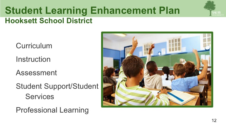 Student Learning Enhancement Plan Slide 12